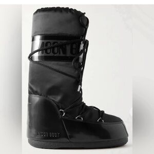 Moon Boot Icon Tall Black Boots 42/44=10-11.5